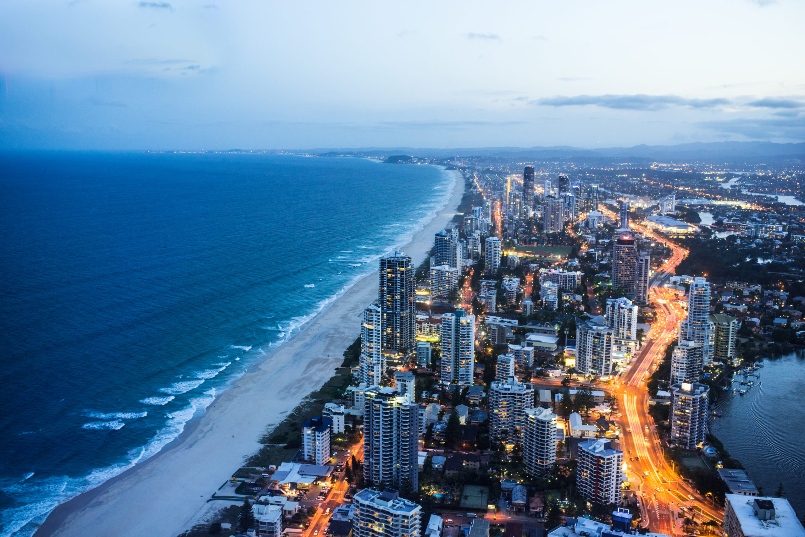 Gold Coast at night