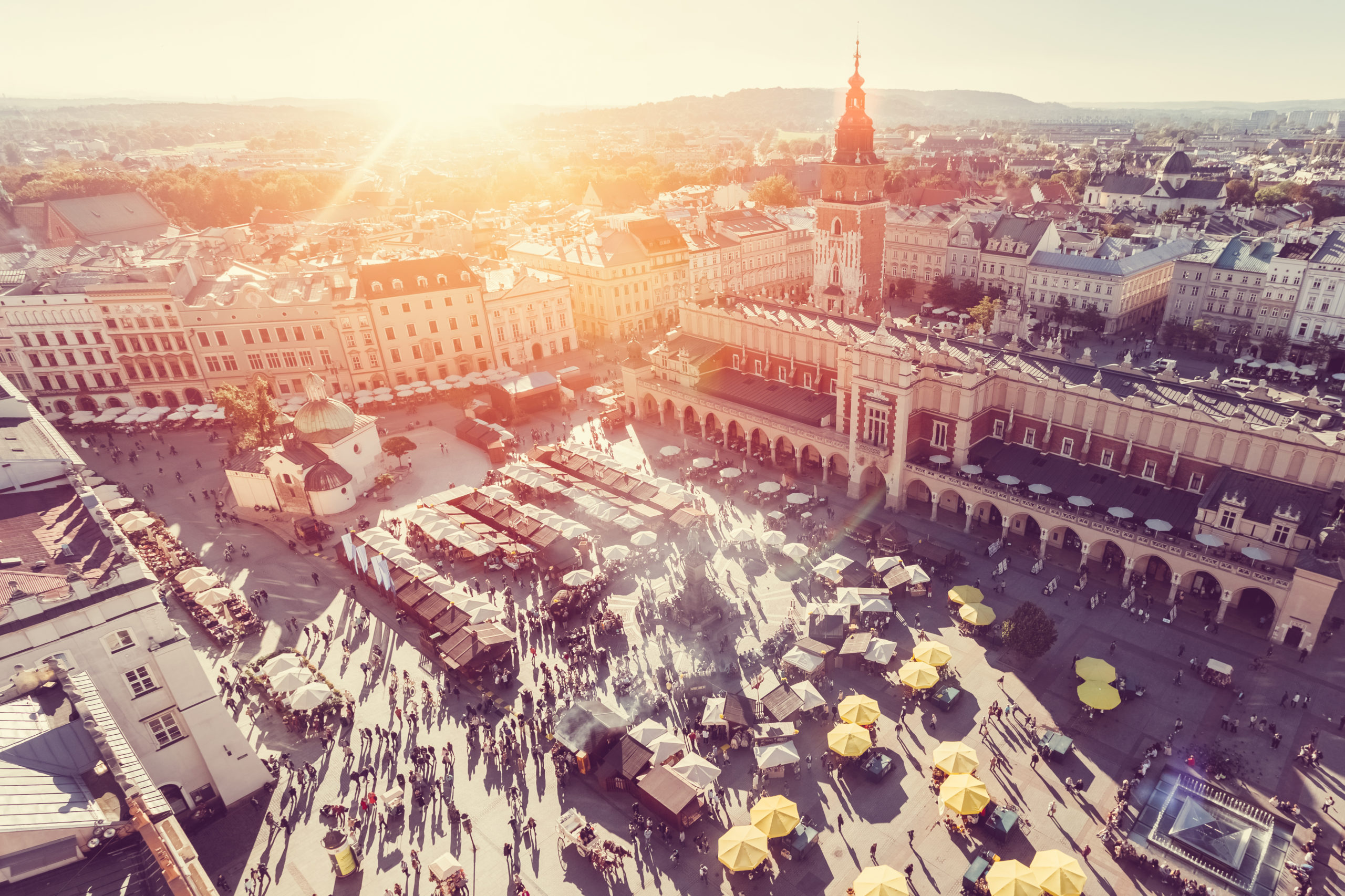 Krakow from above