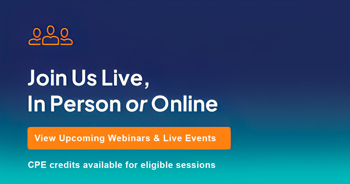 Join Us Live, In Person or Online
